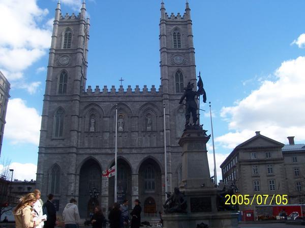 the basilica from outside...