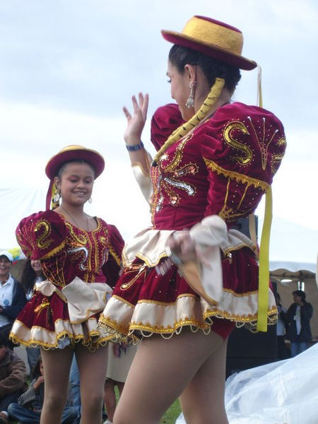 Traditional highland dancers