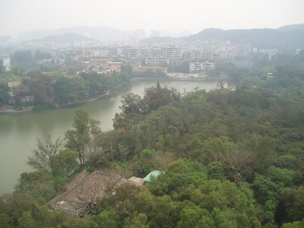 West Lake from the top of the Pagoda