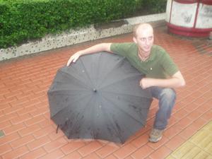 Joe really liked his umbrella