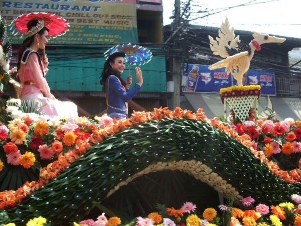 Float in Flower Parade