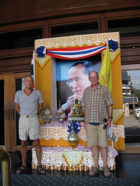 JD, Bill and King Rama IX