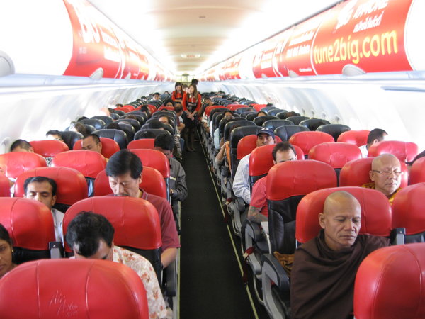 Air Asia flight Bangkok to Kolkata