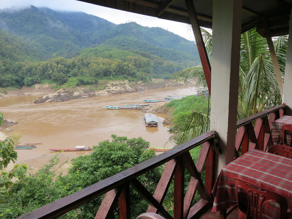 Bus stop between Luang Prabang to Vang Vieng