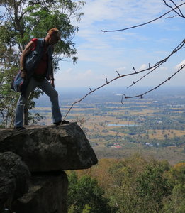 cliff overlooking Nong Bua Lamphu