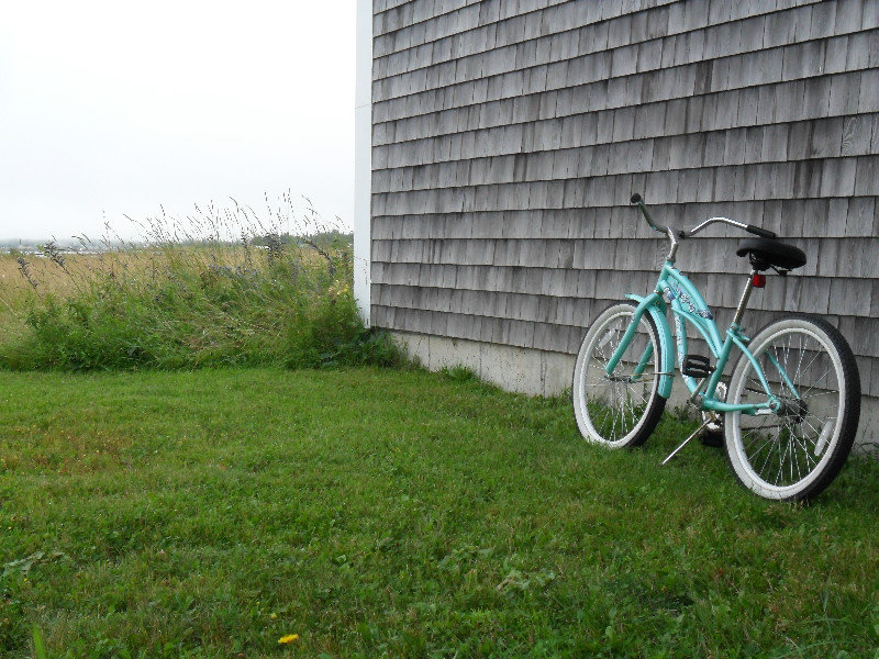 My bicycle by the Grand Manan Museum