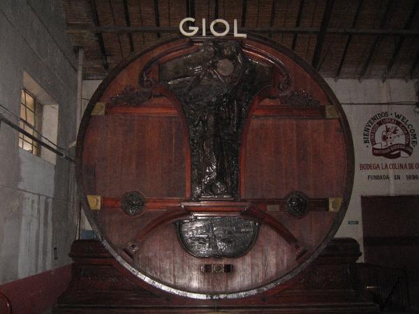 The famous Giol barrel