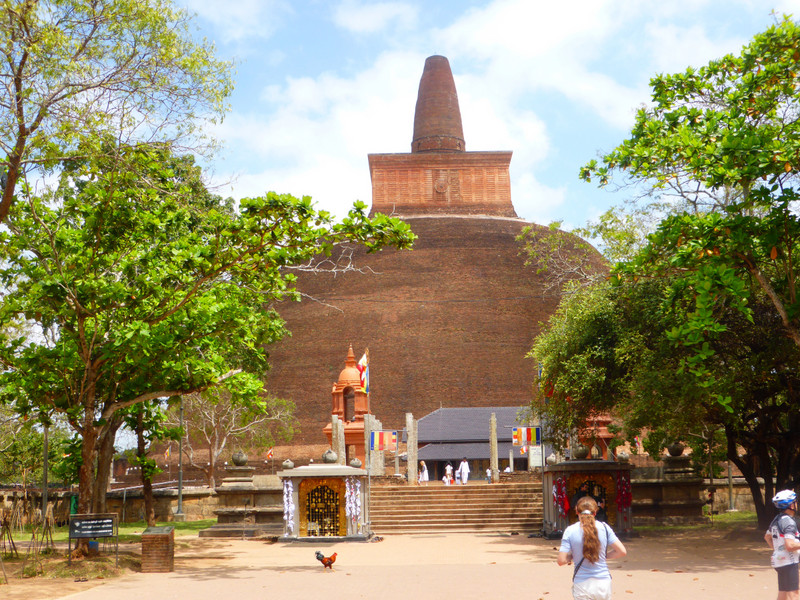 Huge ancient stupa 