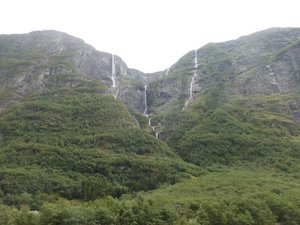 waterfalls overlooking our camp ground