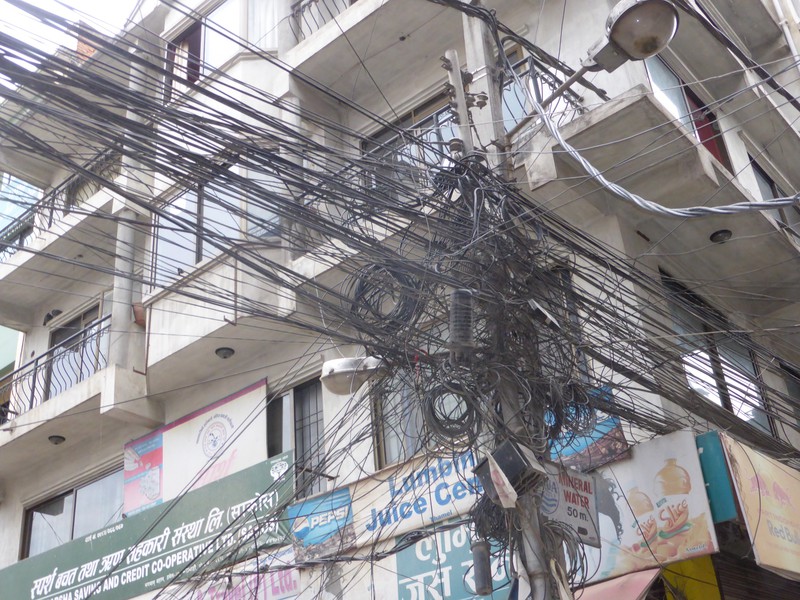 Typical wiring before quake