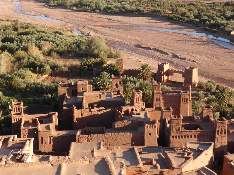 View from inside Ait Benhaddou