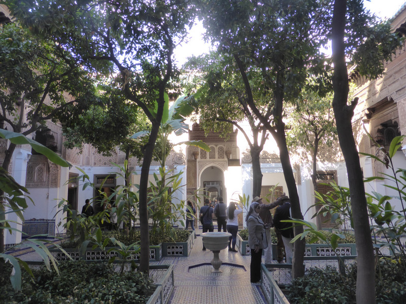 Bahia palace courtyard