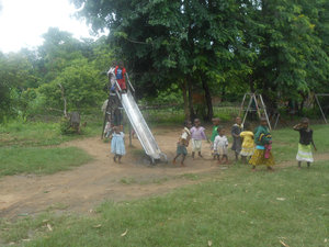 The playground at Glad Tidings 