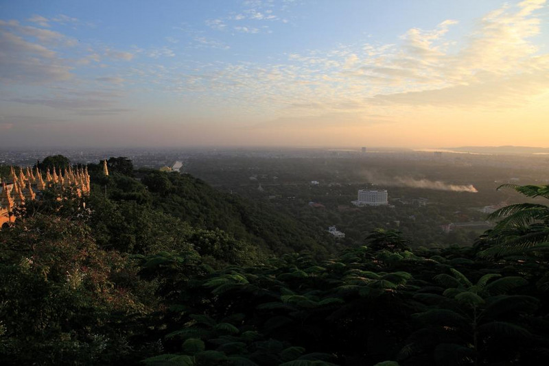 Sunset from Mandalay hill