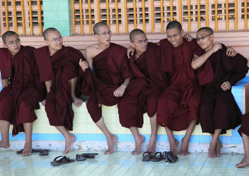 Monks at Sagaing