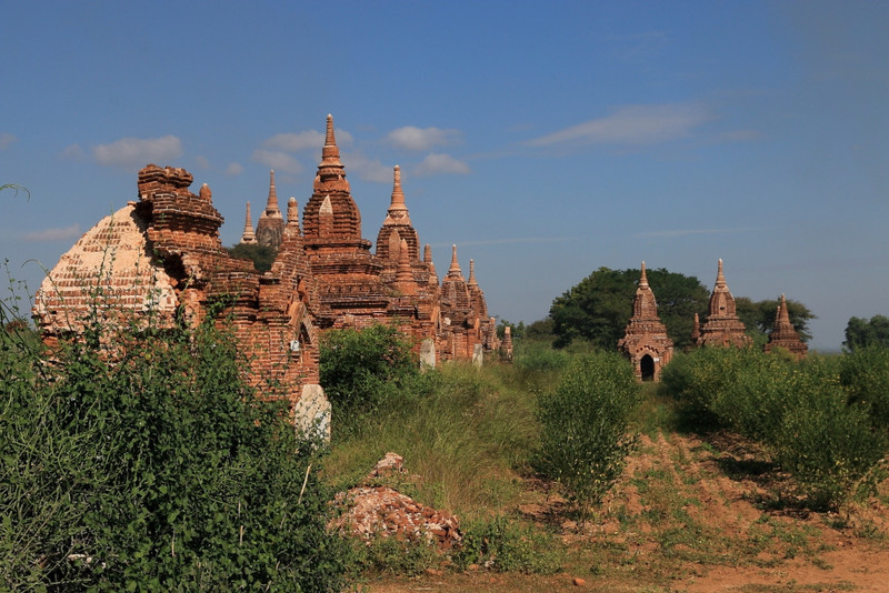 Bagan view from village fields