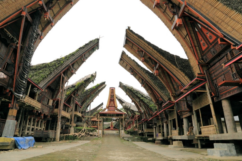 Toraja clan houses