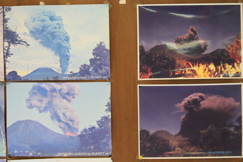 Recent Gunung Lokon eruptions