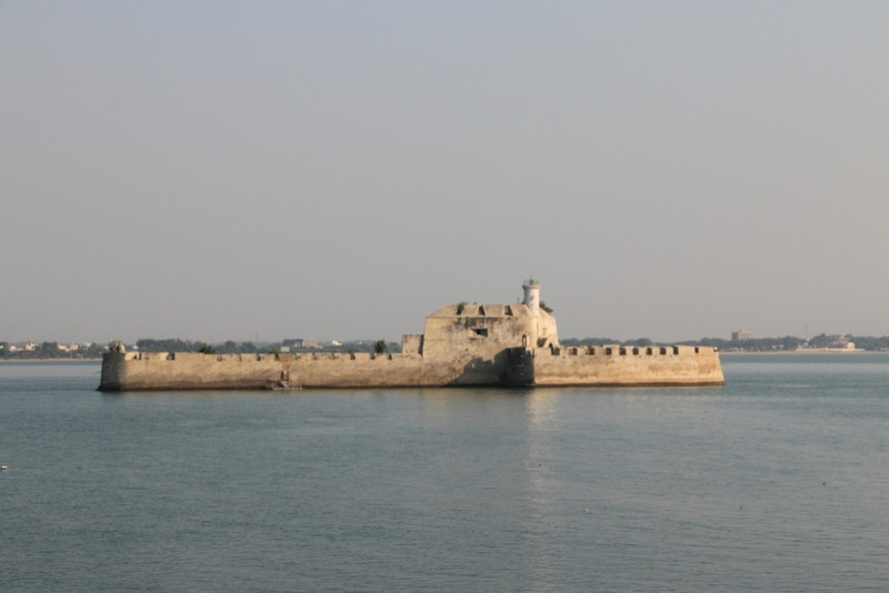 Island Diu harbour