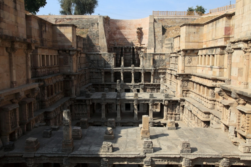 Looking into the Patan step well