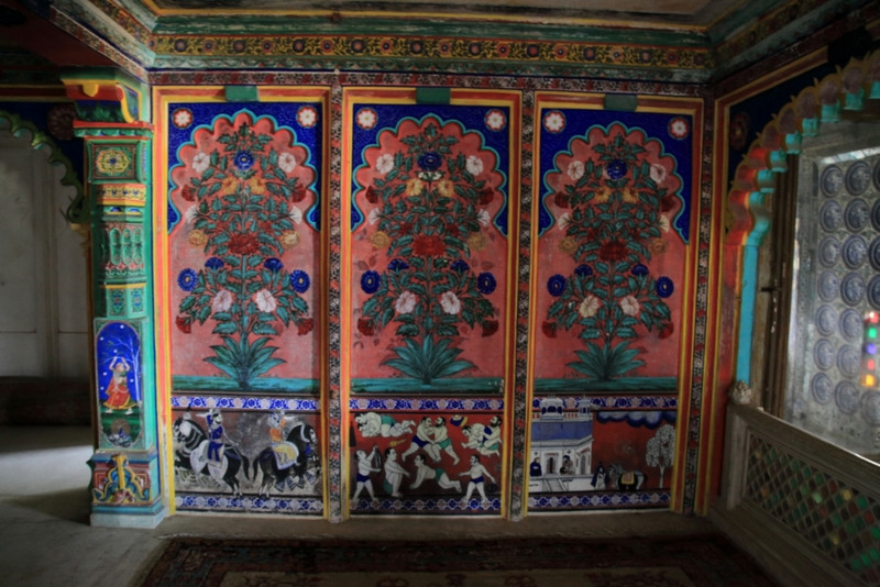 Decorative panel, Juna Mahla Dungarpur