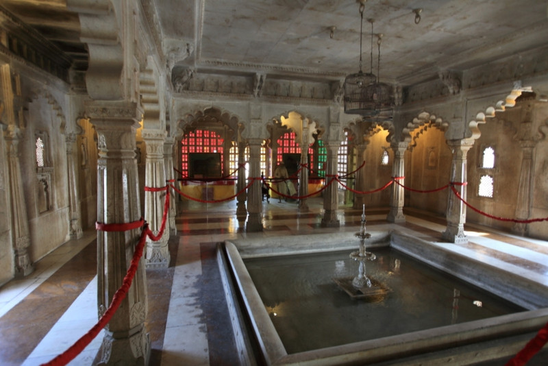 Inner courtyard, City Palace Udaipur