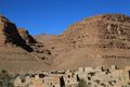 High Atlas with abandoned village