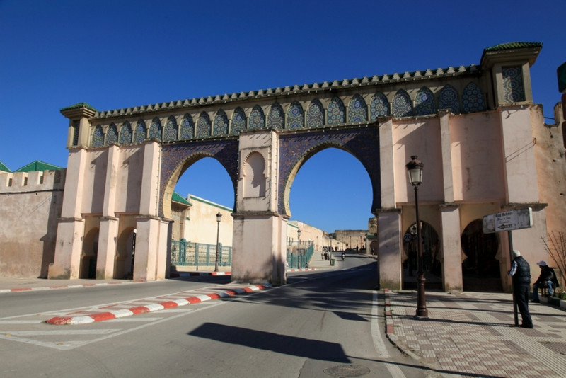 Imperial gate in Meknes