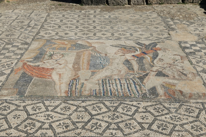 Volubilis mosaic of Diana and the bathing nymphs