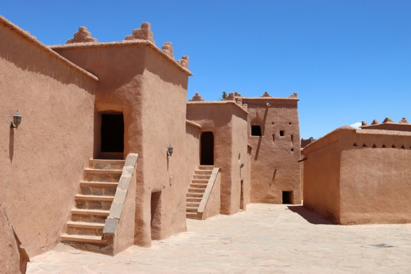 Inside Taourirt kasbah Ouarzazate