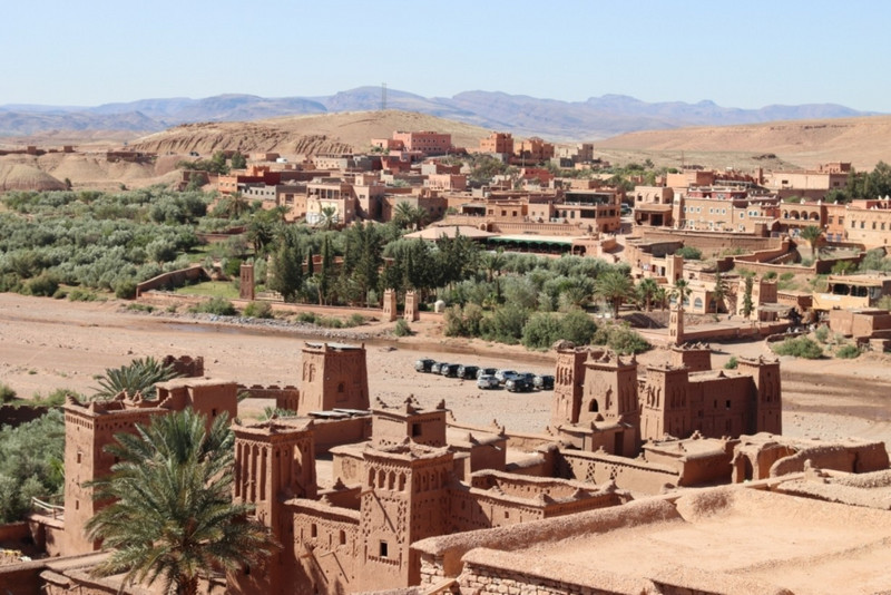 Looking down on Ait Benhaddou