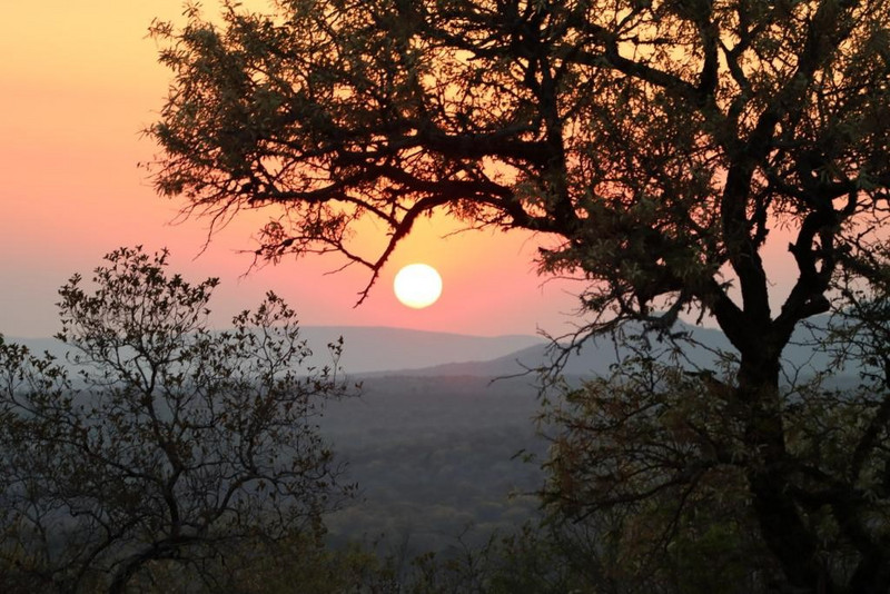 Sunrise, Manyoni game reserve