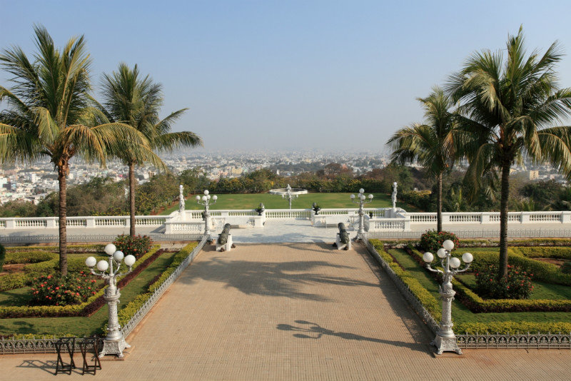 View from Falaknuma Palace