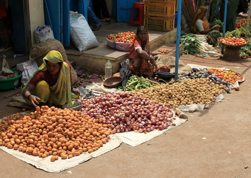 Market in Badami