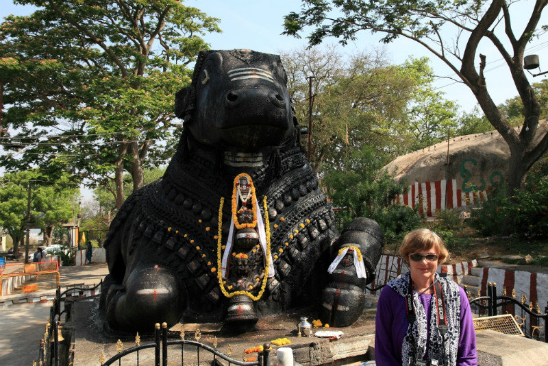Sara with another nandi