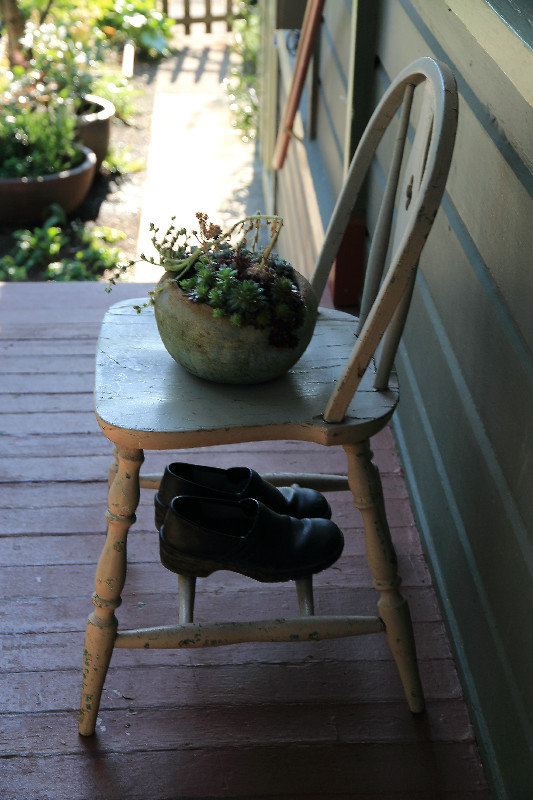still life on our porch