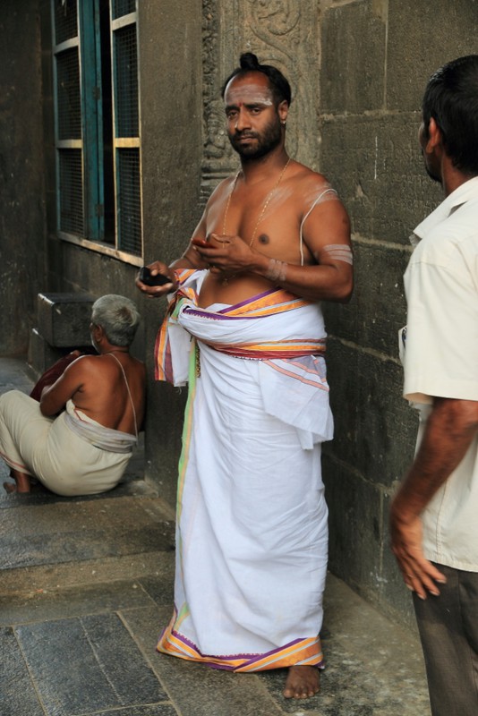Brahmin at temple