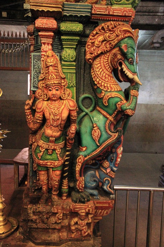 Carving, Koodal Aligarh temple