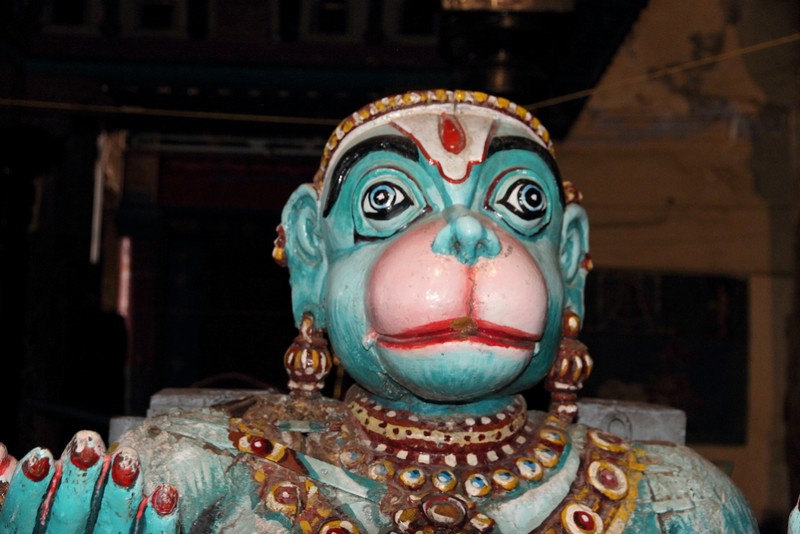 Hanuman the monkey god, Aligarh temple