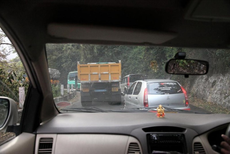 chaos on the road to Coonoor