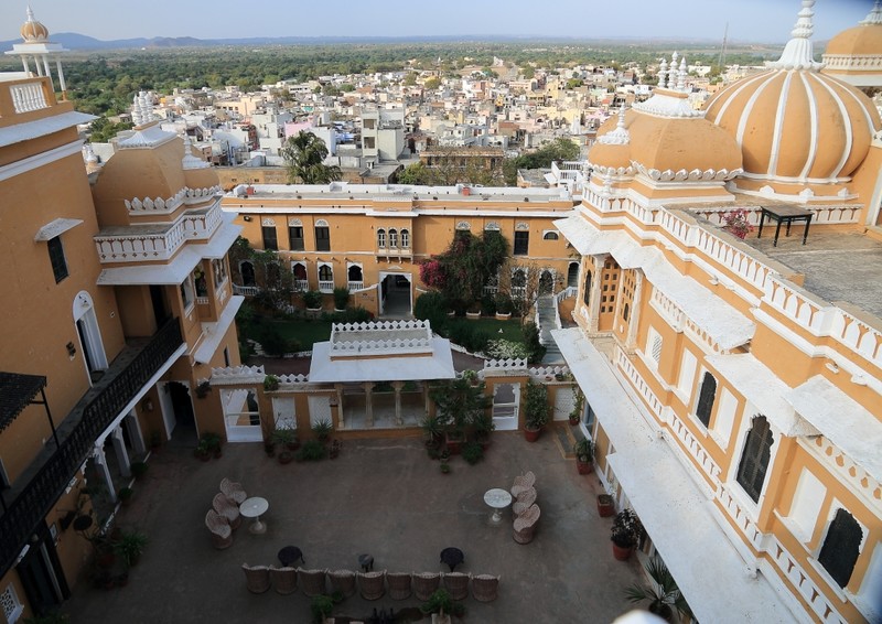 Deogarh Mahal view from top walkway