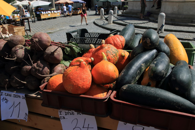 Vegetable stall Brno