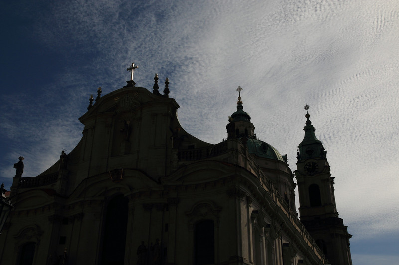 Clouds over St Nicholas church
