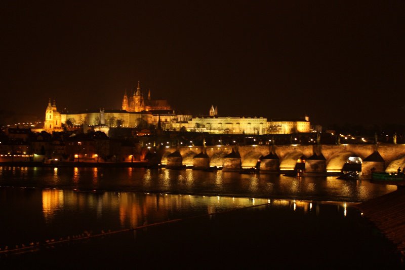 The Charles Bridge and Castle