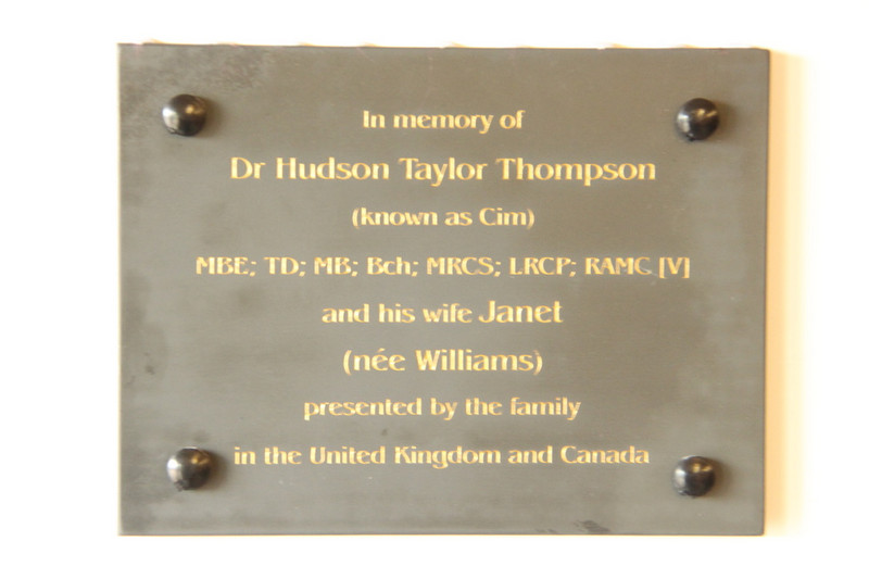 #11 - Plaque presented to St. David's Hospice 