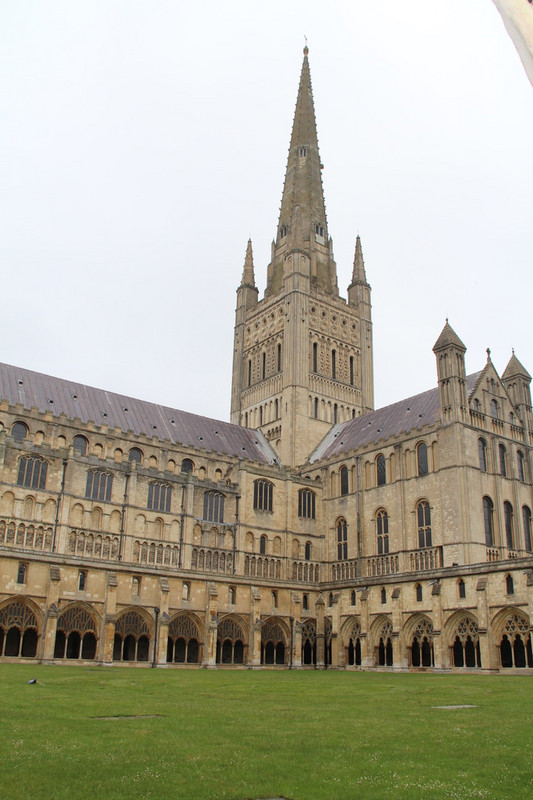 #12 - Norwich Cathedral steeple from the Cloister