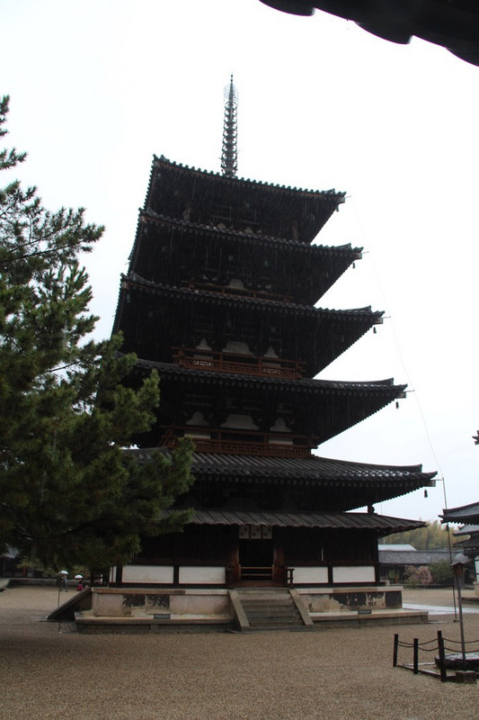 Horyuji Temple - central tower.