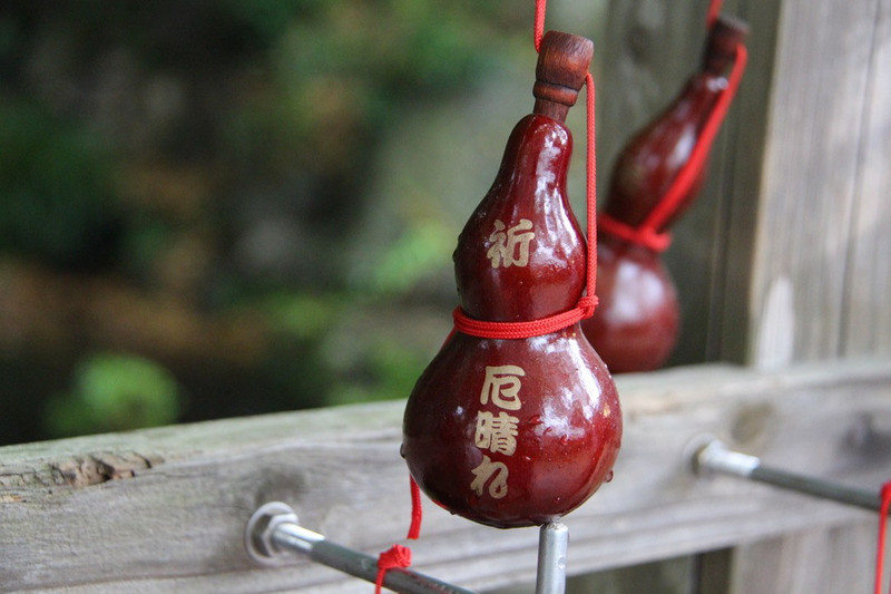 Dazaifu Tenmangu Shrine - gourds used as prayer vessels.