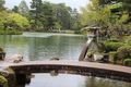 Kenrokuen Gardens - tranquil pond.