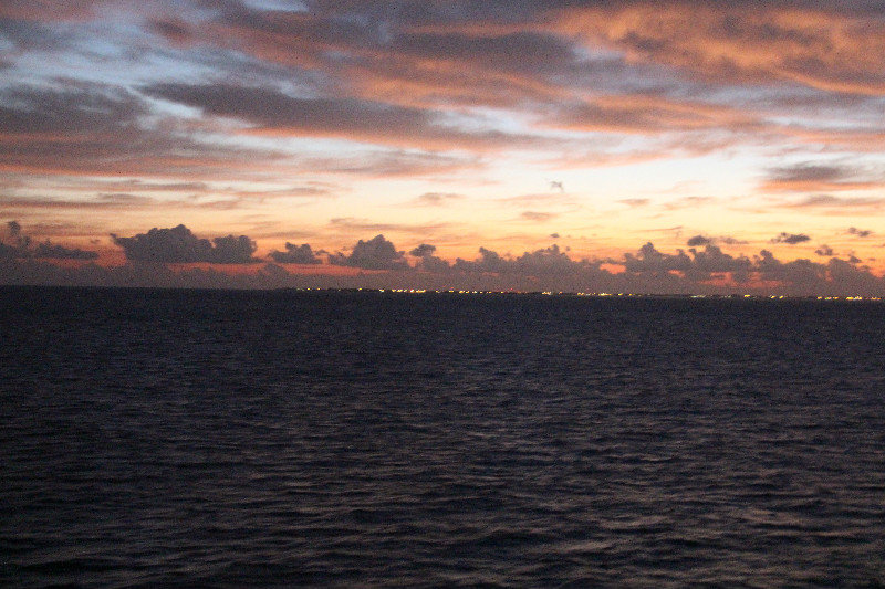 Sunrise over Georgetown, Grand Cayman